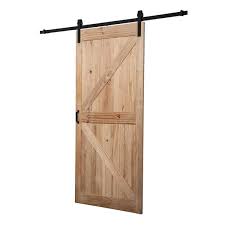 Pine K Design Rustic Sliding Barn Door