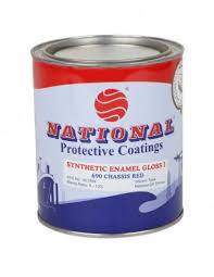 690 National Gloss Enamel Paint Red Ltr