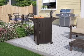 Serving Station Patio Cabinet Java
