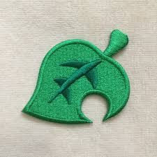 Animal Crossing Leaf Icon Iron On Patch