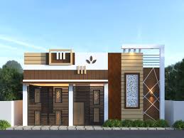 Village Single Floor Home Front Design
