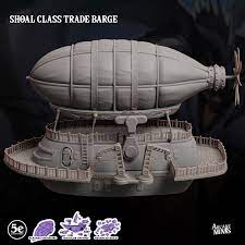 shoal class trade barge by arcane minis