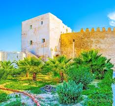 The Scenic Garden Of Kasbah In Sousse