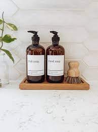 Hand And Dish Soap Dispensers Amber