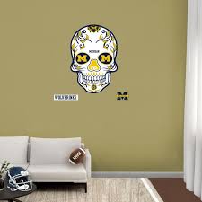 Michigan Wolverines Skull Officially