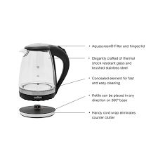 Compact Cordless Electric Glass Kettle