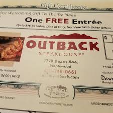outback steakhouse steakhouse in