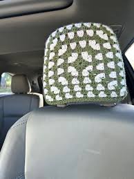 Car Headrest Cover Crochet Pattern