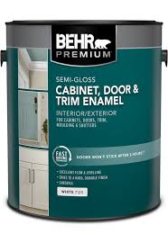Semi Gloss Cabinet Trim Enamel Paint
