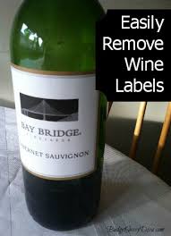 Easily Remove Labels From Wine Bottles