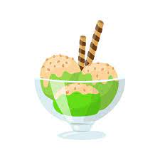 Pistachio Nut Icecream Glass Cup Sweet