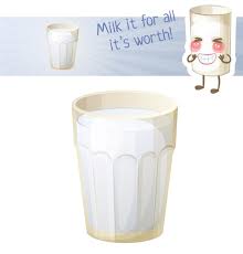 Premium Vector Glass Of Milk Cartoon