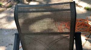 Patio Furniture Ripped Seat Fix For Free