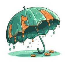 Cartoon Umbrella Vector Art Png Images