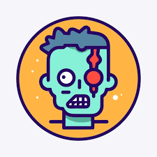 Premium Vector Zombie Swarm Zombie Icon