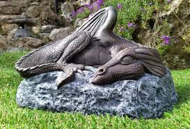 Sleeping Dragon Garden Ornament Sculpture