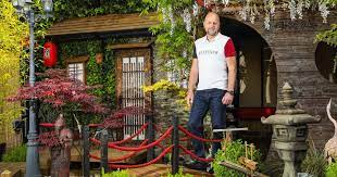 Japanese Zen Garden In His Backyard