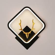 18w Golden Rein Deer Led Wall Lamp