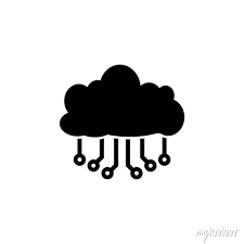 Cloud Storage Icon Isolated On White