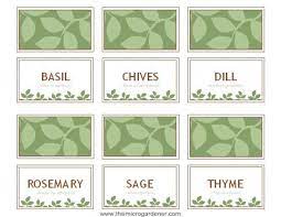 Plant Labels Printable Garden Labels