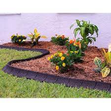 Brown Rubber Curb Landscape Edging