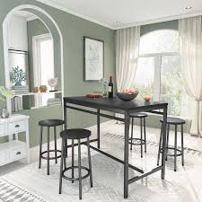 5 Piece Counter Height Dining Table Set