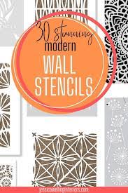 25 Stunning Modern Wall Stencils 2024