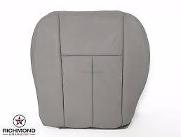 Bottom Leather Seat Cover Gray