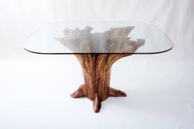 Tree Stump Dining Table Chestnut Oak