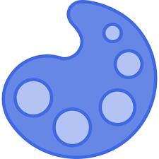 Color Palette Generic Blue Icon