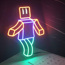 Roblox Themed Neon Sign For Wall Decor