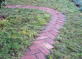 Diy Herringbone Brick Garden Path How