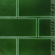Victorian Green Gloss Subway 75x150mm