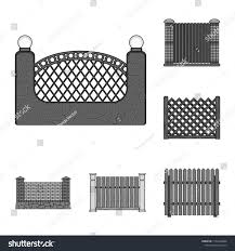 Decorative Fencing Bitmap Symbol Stock