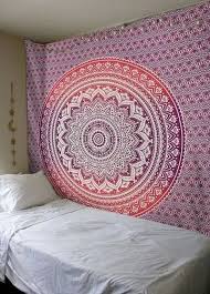 Cotton Tapestries Pink Ombre Mandala