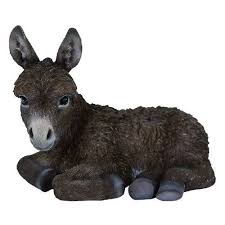 Vivid Arts Chocolate Laying Baby Donkey