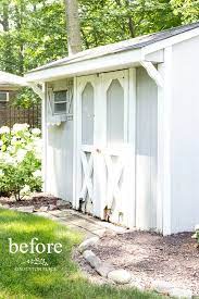 Outdoor Storage Shed Makeover Ideas