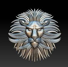 Lion Head 3d Print Model By Explorer