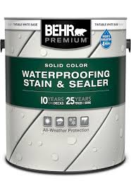 Solid Color Waterproofing Wood Stain