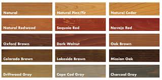Stain Colors How To Choose Perfect