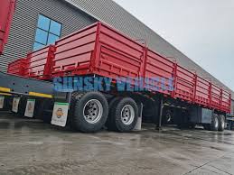 2 Axles Interlink Dropside Trailer