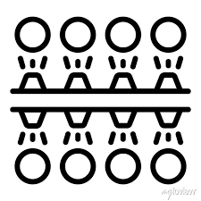 Irrigation Pipe Icon Outline Vector