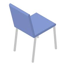 Plastic Chair Icon Isometric Of Plastic