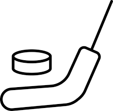 Game Hockey Ice Icon Outline Style