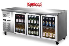 3 Glass Door Undercounter Refrigerator