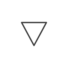 Upside Down Triangle Symbol