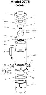 beam 2775 central vacuum power unit