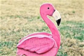 Revamp A Tacky Pink Flamingo Wood Planter