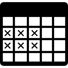 Table Selection Of A Block With Crosses
