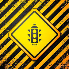 Yellow Background Warning Posters
